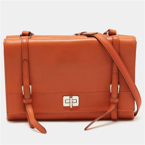 prada orange leather bag|genuine leather Prada bags.